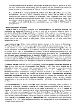 hombres debieran sentirse pecadores, «exceptuada la santa Virgen María, a la cual por el honor
del Señor pongo en lugar apart