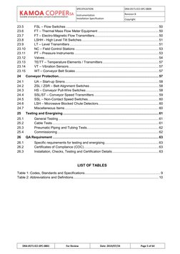 SPECIFICATION 
DRA-0571-ECI-SPC-0809 
Instrumentation 
Installation Specification 
Revision B 
Copyright 
 
DRA-0571-ECI-