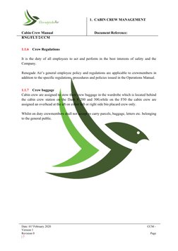 Cabin Crew Management Manual | PDF | Flight Attendant | Audit