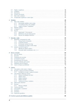 5.3
Tuplas e sequências . . . . . . . . . . . . . . . . . . . . . . . . . . . . . . . . . . . . . . . . . .
38
5.4
Conjuntos