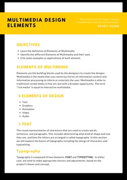 Understanding Multimedia Elements | PDF | Typography | 3 D Computer ...