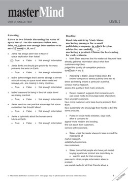 Mastermind 2 Unit 2 Skills Test | PDF | Popular Culture & Media Studies ...
