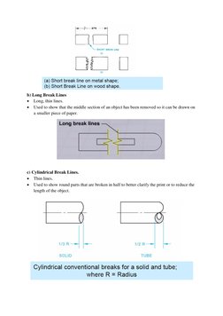 Types of Lines in Technical Drawing | PDF | Drawing | Dimension