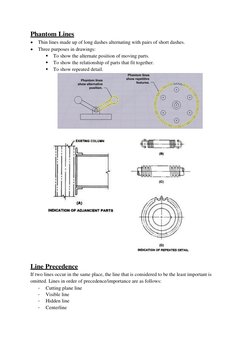 Types of Lines in Technical Drawing | PDF | Drawing | Dimension