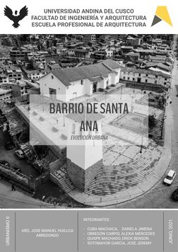 UNIVERSIDAD ANDINA DEL CUSCO
FACULTAD DE INGENIERÍA Y ARQUITECTURA
ESCUELA PROFESIONAL DE ARQUITECTURA
ARQ. JOSE MANUEL HUILL