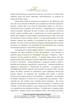 ______________________________________________________________________ 
Centro de Gestalt-terapia Sandra Salomão 
Rua Elvir