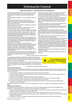 Copyright © 2006 The Crosby Group, Inc.
Todos los derechos reservados
Todos los productos fabricados por The Crosby Group Inc