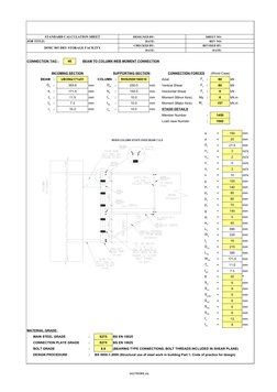 Steel Beam Connection Calculations | PDF | Screw | Beam (Structure)