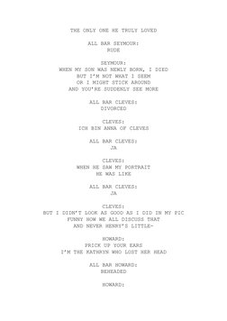 Six Script Six: The Musical Script PDF | PDF | House Of Tudor | English Monarchy