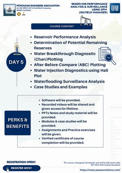 OFM Reservoir Performance Analysis Course | PDF | Petroleum Reservoir ...