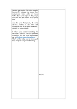 Grade 8 Basketball Lesson Plan | PDF | Sports | Ball Games