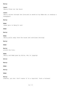 Complete Bee Movie Script PDF | PDF | Honey Bee | Beekeeper