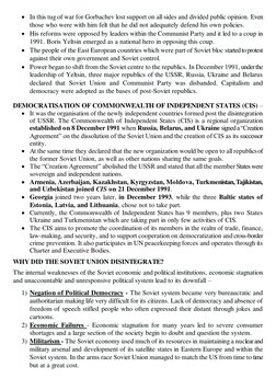Class 12: End of Bipolarity Notes | PDF | Soviet Union | World Politics