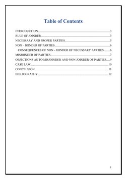 Table of Contents
INTRODUCTION...............................................................................................