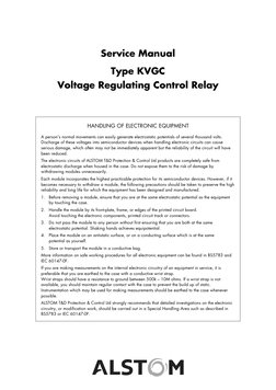 HANDLING OF ELECTRONIC EQUIPMENT
A person's normal movements can easily generate electrostatic potentials of several thousand