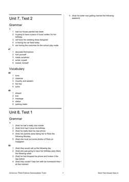 Intermediate Tests Answer Keys A | PDF