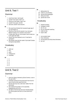 Intermediate Tests Answer Keys A | PDF
