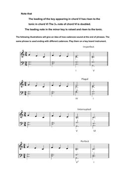 Note that
The leading of the key appearing in chord V has risen to the 
tonic in chord VI The 3rd note of chord VI is doubled