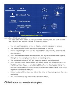 Chilled Water System Schematic Guide | PDF | Pump | Valve