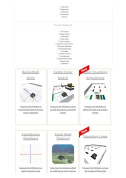 VEXcode VR Activities | PDF | Robot | Robotics
