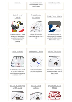 VEXcode VR Activities | PDF | Robot | Robotics
