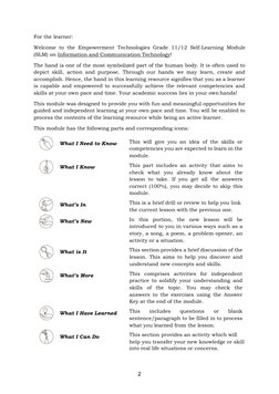 Empowerment Tech Grade 11 Module 1 | PDF | World Wide Web | Internet & Web