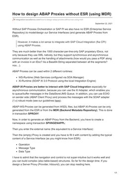 ABAP Proxies Design Using MDR | PDF | Proxy Server | Soap
