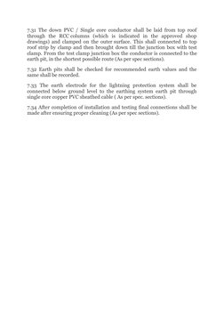 Earthing Installation Method Statement | PDF | Wire | Pipe (Fluid ...