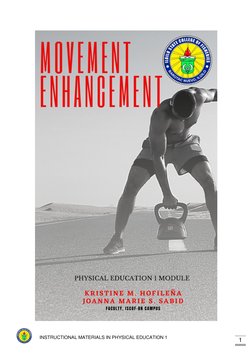  
1 
INSTRUCTIONAL MATERIALS IN PHYSICAL EDUCATION 1 
 
