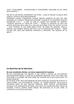 como “incorruptible,  incontaminada e inmarcesible, reservada en los cielos 
para vosotros…”
Esa de la cual somos coherederos