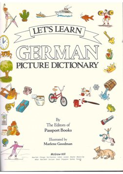 German Picture Dictionary | PDF