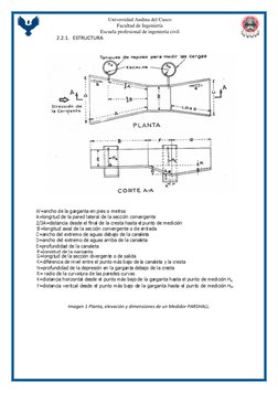 Universidad Andina del Cusco 
Facultad de Ingeniería 
Escuela profesional de ingeniería civil 
  
2.2.1. ESTRUCTURA