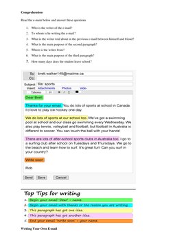 Email Writing Examples Class 7 Grade 7 English: Nouns and Email Writing | PDF | Linguistic Morphology ...