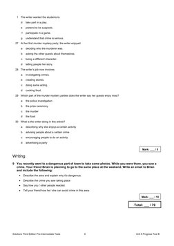Unit 8 Progress Test B Answers | PDF | Police