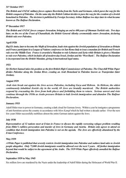 31st October 1917
The British and ANZAC military forces capture Beersheba from the Turks and Germans, which paves the way for