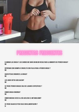 Eliminar las grasa y los carbos me dará un mejor resultado al momento de perder grasa?
No
Entrenar con chompa o envuelto con