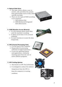 System Unit Components and Functions | PDF | Computer Data Storage ...