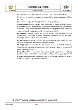 Capping Beam Method Statement | PDF | Concrete | Deep Foundation