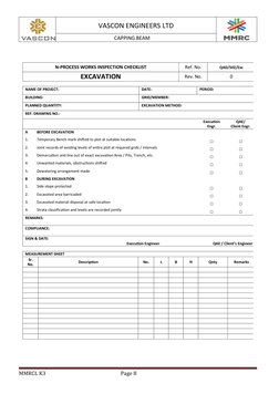 Capping Beam Method Statement | PDF | Concrete | Deep Foundation