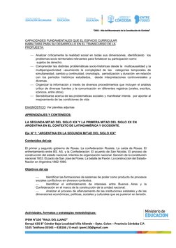 IPEM N°130 “RAUL DEL LLANO”  
Derqui 635 B° Cóndor Bajo Localidad Villa Allende – Dpto. Colon – Provincia Córdoba C.P