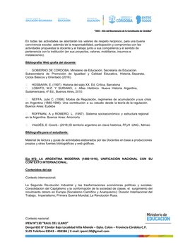 IPEM N°130 “RAUL DEL LLANO”  
Derqui 635 B° Cóndor Bajo Localidad Villa Allende – Dpto. Colon – Provincia Córdoba C.P