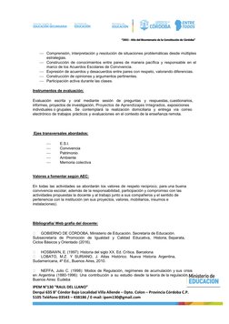 IPEM N°130 “RAUL DEL LLANO”  
Derqui 635 B° Cóndor Bajo Localidad Villa Allende – Dpto. Colon – Provincia Córdoba C.P