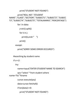 Student Marks Management System Project | PDF | Databases | Software