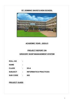 Grocery Shop Management System Project | PDF | Software | Software Testing