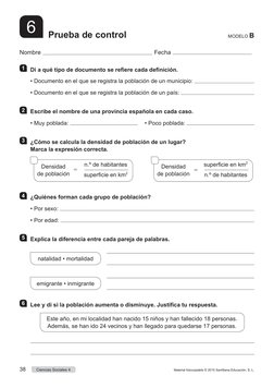 1
Di a qué tipo de documento se refiere cada definición.
'RFXPHQWRHQHOTXHVHUHJLVWUDODSREODFLyQGHXQPXQLFLSLR
'