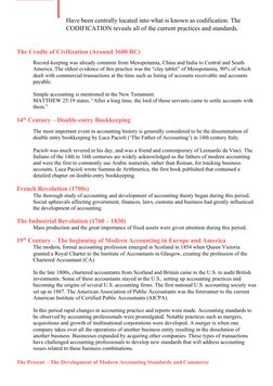 Have been centrally located into what is known as codification. The 
CODIFICATION reveals all of the current practices and st
