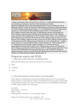 (http://observacionesdevetting.blogspot.com/?m=1) Vettings, descripción Página principal Cómo enfrentar un Vetting Definicio