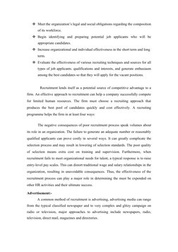 Meet the organization’s legal and social obligations regarding the composition 
of its workforce. 
Begin  identifying  and