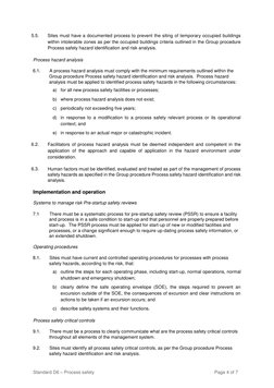 Rio Tinto Process Safety Standards | PDF | Safety | Risk