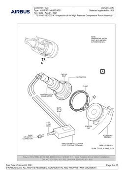 Customer : VJC
Type : A318/A319/A320/A321
Rev. Date : Aug 01, 2021
Manual : AMM
Selected applicability : ALL
72-31-00-290-002
